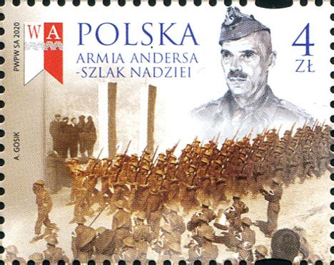 Armia Andersa Szlak Nadziei Poczta Polska