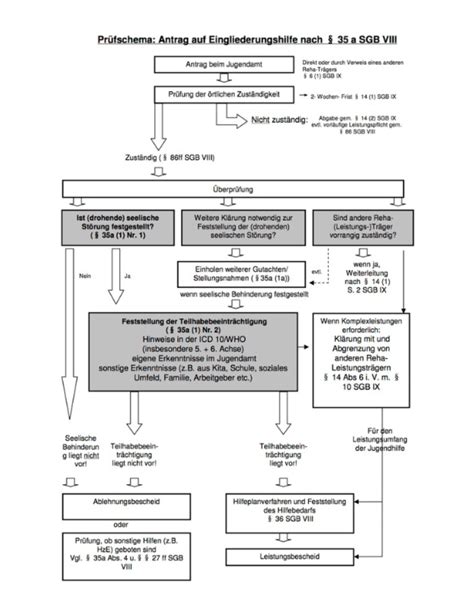 Prüfschema Antrag auf Eingliederungshilfe KidzzInForm