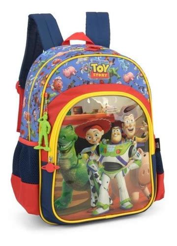 Kit Escolar Toy Story Mochila Costas Lancheira Estojo