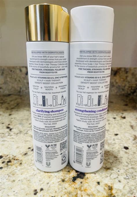 Dove Scalp Hair Therapy Density Boost Shampoo And Conditioner 925oz Ebay