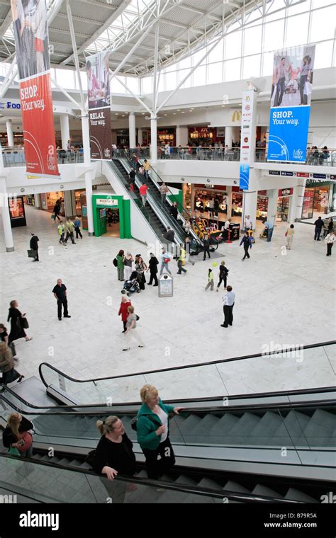 Indoor Shopping Centre Liffey Valley In Dublin Ireland Stock Photo Alamy