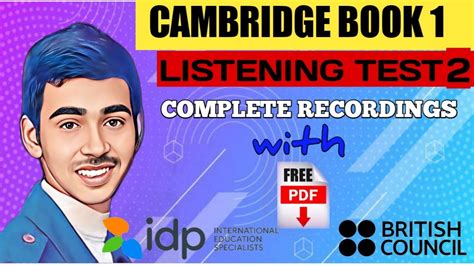 Cambridge Book 1 Listening Test 2 Cambridge Listening Test 2