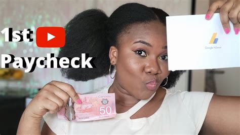 My First Youtube Paycheck How Much I Make With K Subscribers Youtube