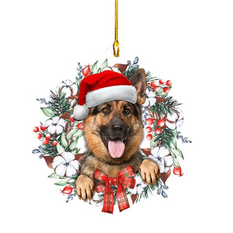 German Shepherd Christmas Ornaments - classic shop