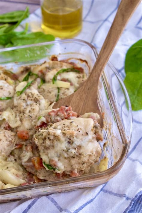 Italian Chicken Bake With Artichokes And Tomatoes