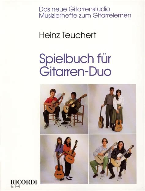 Spielbuch für GitarrenDuo von Heinz Teuchert im Stretta Noten Shop