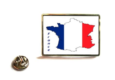 France French Flag Map Lapel Pin Badge Tie Pin T Ebay