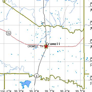 Crowell, Texas (TX) ~ population data, races, housing & economy