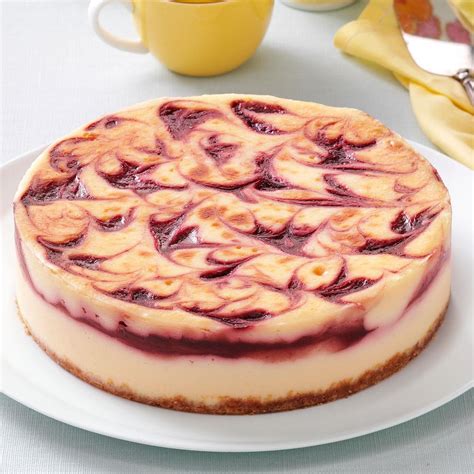 Raspberry And White Chocolate Cheesecake Recipe Taste Of Home