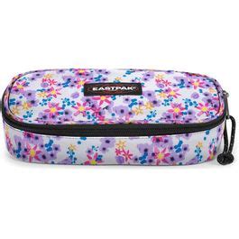 EASTPAK Oval Single Trousse 1 Compartiment Ditsy White Pas Cher