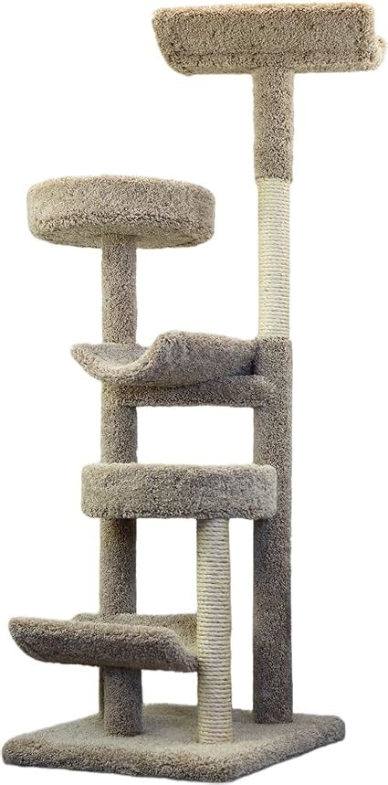 Amazon Prestige Cat Trees Neutral Staggered Cat Tower Cat