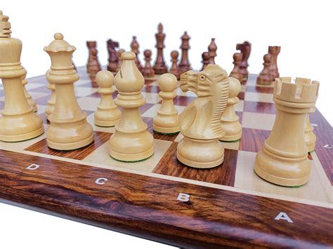 Buy Generic Wooden Weighted Chess Set Handcrafted Chessmen And Board