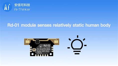 G Human Body Sensing Radar Module Rd By Ai Thinker Youtube