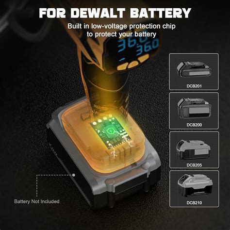 Tire Inflator Air Compressor for Dewalt 20V Battery | Livowalny