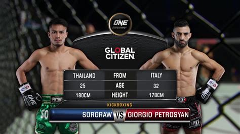 Giorgio Petrosyan Vs Sorgraw Full Fight Replay Youtube