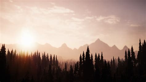 Farcry Game Cg K Sunset Glow Screen Shot Hd Wallpaper