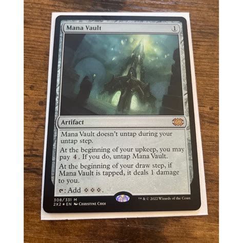 การ์ด Mtg Mana Vault Foil Artifact Edh Magic The Gathering รุ่น Double