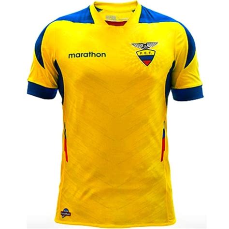 Maglia Calcio Nazionale Ecuador Home 2014 15 Marathon SportingPlus