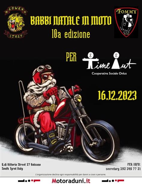 10 BABBI NATALE IN MOTO 2023 Motoraduno Bolzano BZ