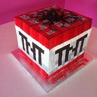 Minecraft TNT cake - cake by Lily White's Party Cakes - CakesDecor