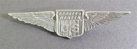 Wwii Us Air Force Pilot Wings Pin Live And Online Auctions On