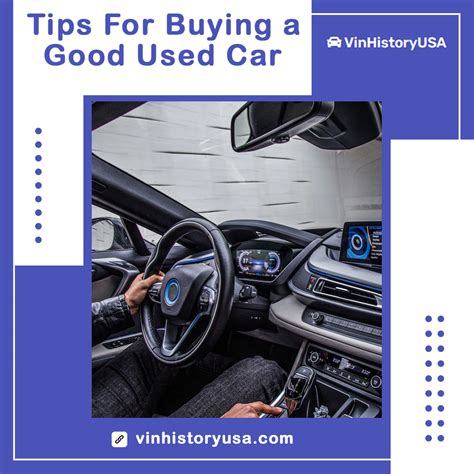 Tips For Buying a Good Used Car