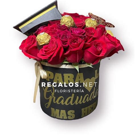 elegantes arreglos florales  graduacion  regalosnet