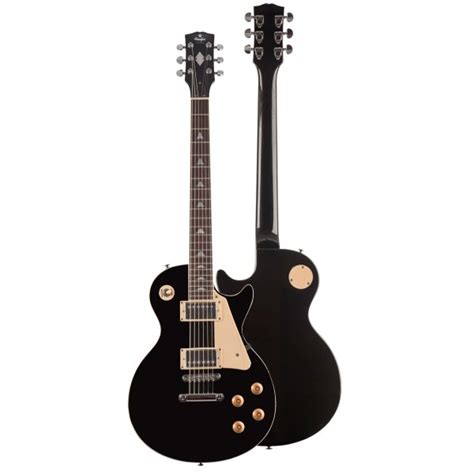 GUITARRA ELÉCTRICA JM FOREST TIPO LES PAUL NEGRA