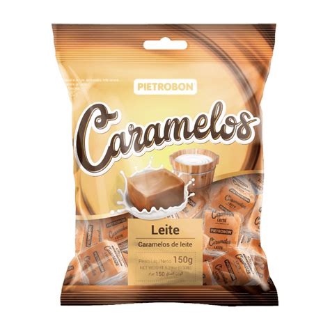 BALA 480G CARAMELO CHOCOLATE Pietrobon Alimentos e Plásticos