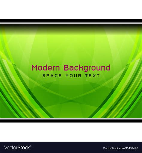 Green modern geometric background Royalty Free Vector Image