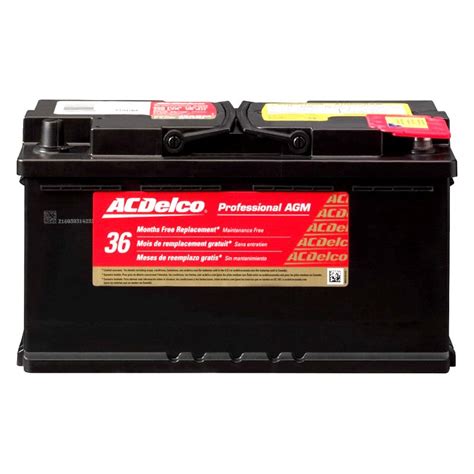 Acdelco® 49agm Professional™ Agm Maintenance Free Battery