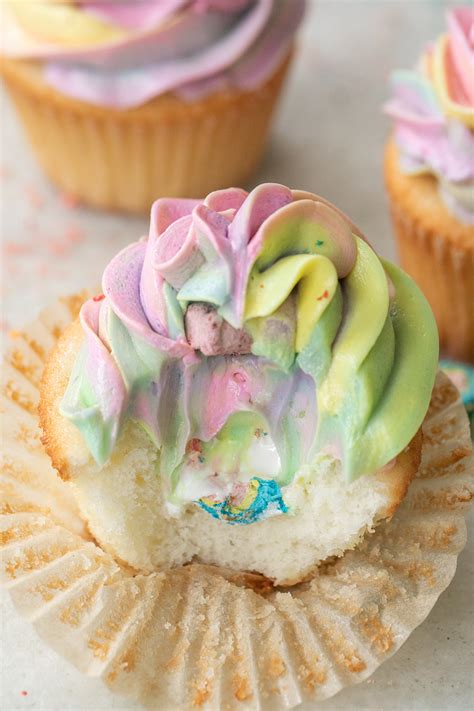 Magical Lucky Charms Cupcakes Recipe Cupcake Recipes Marshmallow Fluff Recipes Lucky