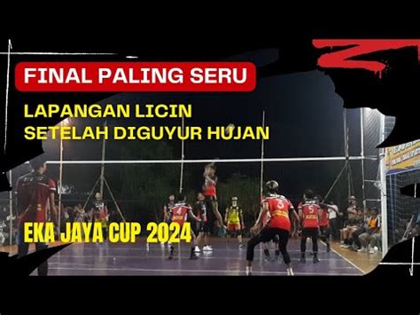 Set Ii Bvs Seneng Vs Pervocs Cepiring Di Turnamen Eka Jaya Cup