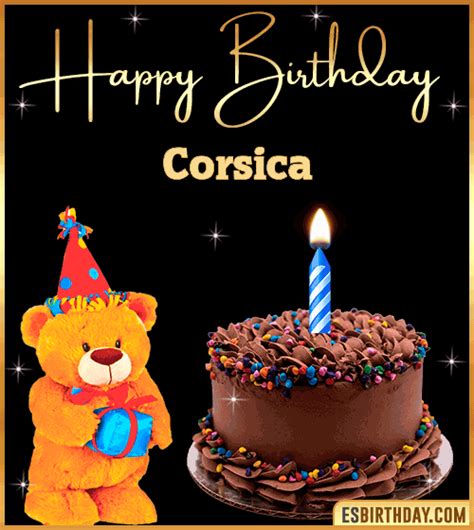 Happy Birthday Corsica  🎂 Images Animated Wishes【28 S】