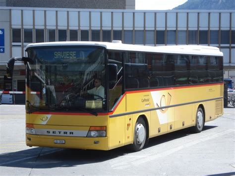 Setra S Ul Vs Beim Bahnhof In Sion Bus Bild De