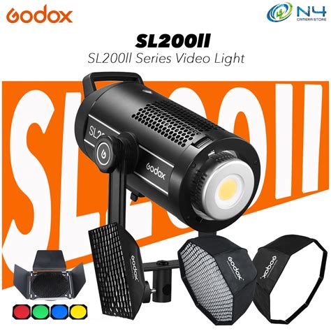 Godox Led Daylight Balanced Video Light With Bowens Mount W Sl W