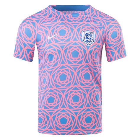 Mens England Short Training Jersey Pink 2023/24