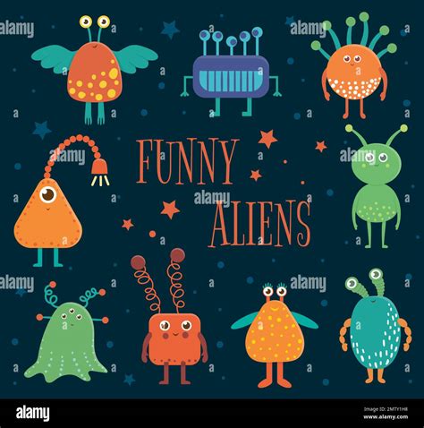 Criaturas Extraterrestres Imágenes Vectoriales De Stock Alamy