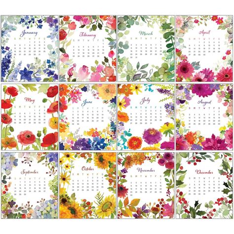 2025 Desk Calendar - Garden Flowers – Gina B Designs