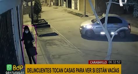 Nueva Modalidad De Robo Pone En Alerta A Vecinos De Carabayllo