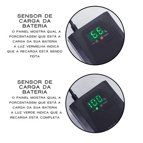 Carregador De Bateria Chumbo Acido 60v 3ah 20ah Digital Peças Scooter