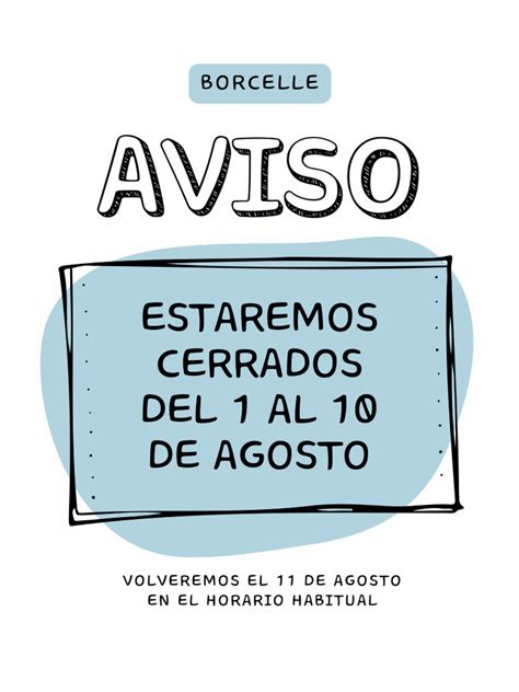 aviso importante plantilla