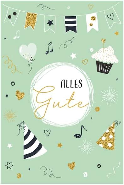 1 Premium Geburtstagskarte Happy Birthday 18x12cm Klappkarte Mit 1