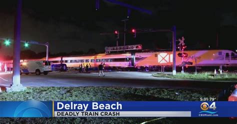 Two Killed In Brightline Train Collision In Delray Beach Cbs Miami