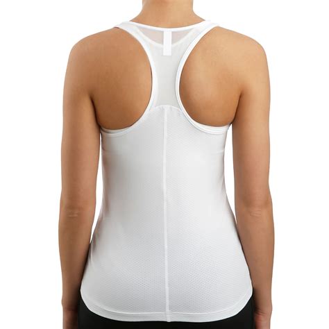 Under Armour Heatgear Racer Tank Top Damen Weiß Silber Online Kaufen