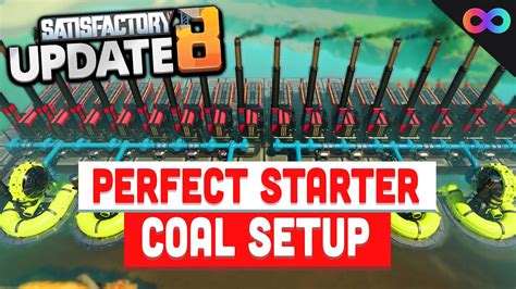 PERFECT Starter Coal Generator Setup In Satisfactory Update 8 UBG 4