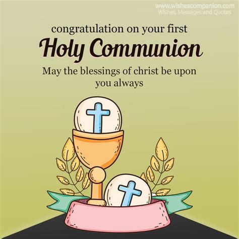 First Holy Communion Wishes Images