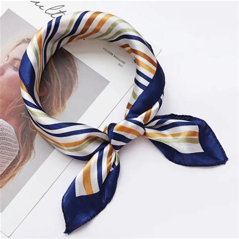 Hot 2019 Luxury Women Silk Scarf Square Lady Wrap Small Office Neck