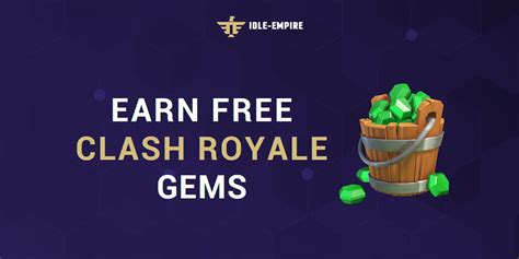 Earn Free Clash Royale Gems In 2024 - Idle-Empire