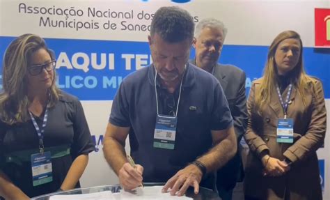 Sanemar assina contrato para instalação de ETES compactas em Maricá